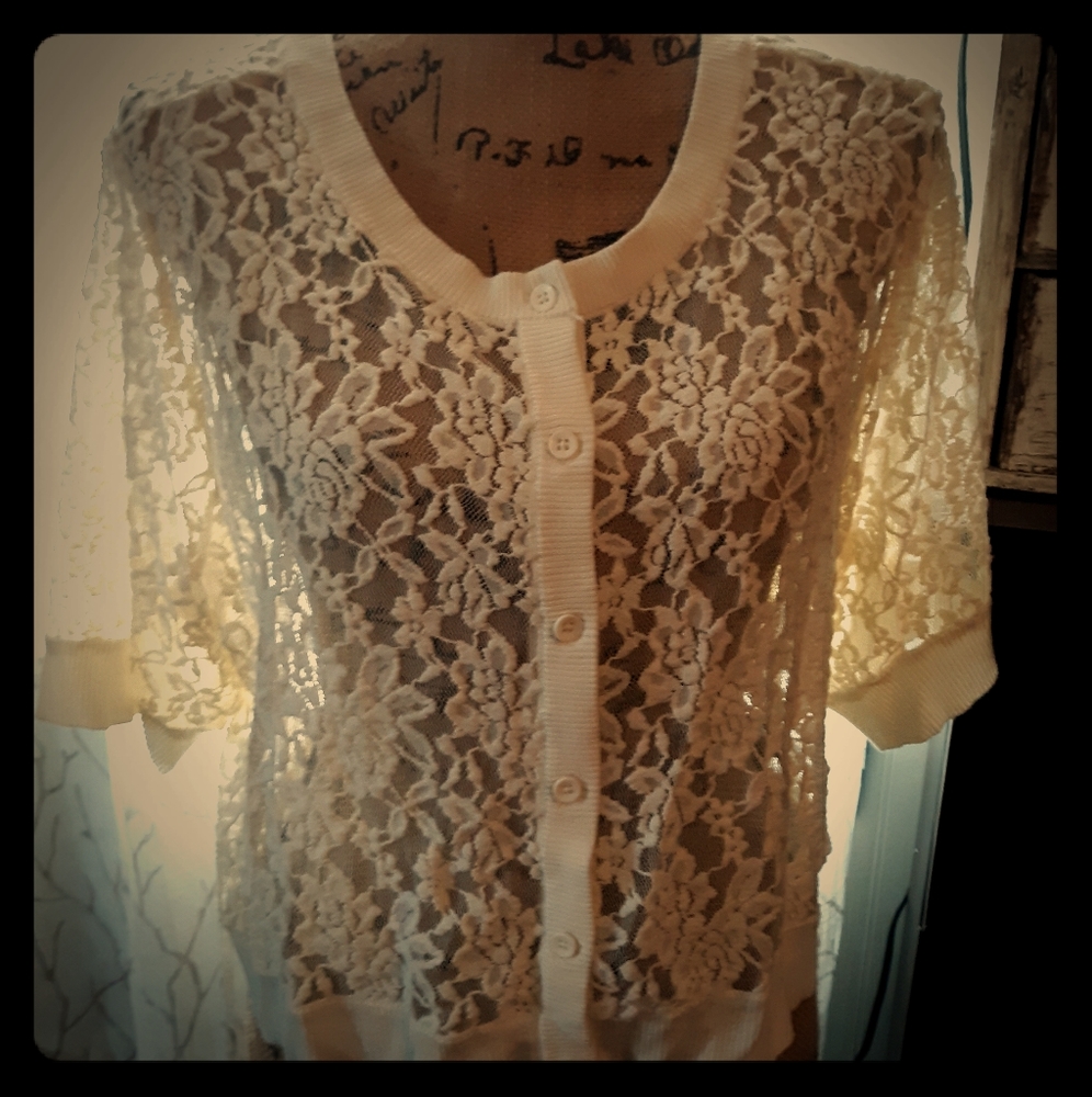 Lovely lace shrug